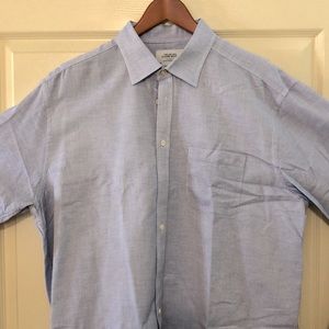 Charles Tyrwhitt French Cuff Button down dress shirt Neck is 18 Sleeve is 35.